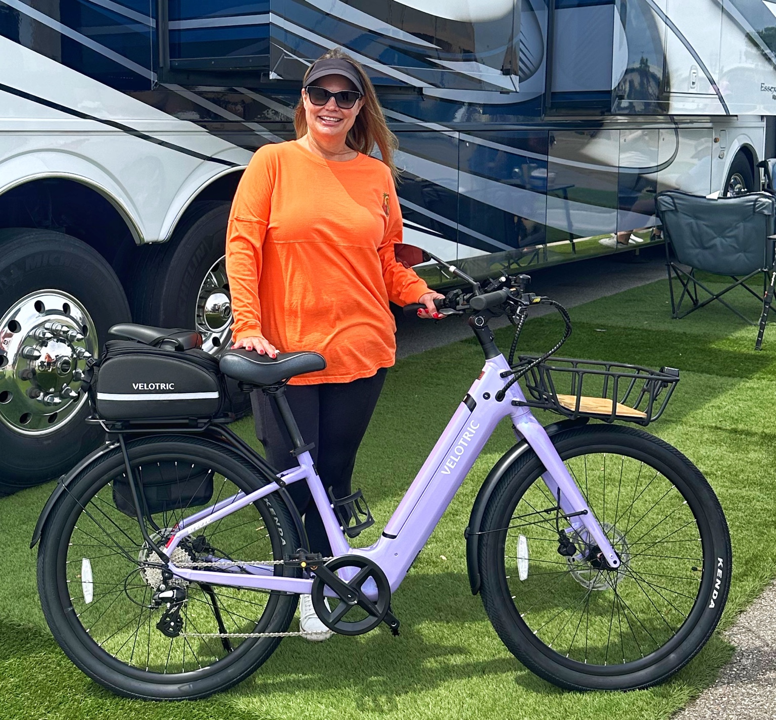 Actual RideTHISbike customer with a Velotric e-bike